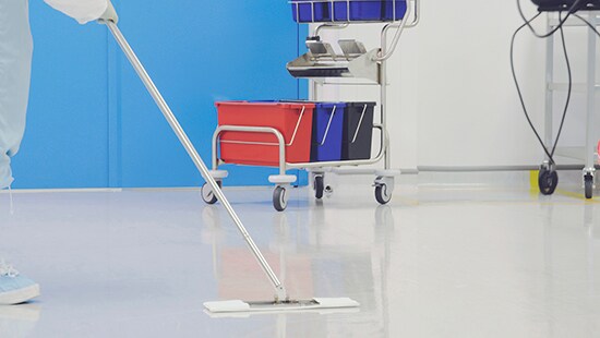 Reinigings- apparatuur voor cleanrooms